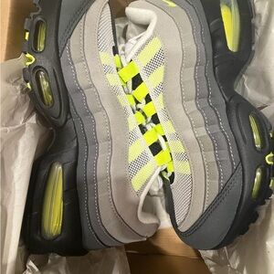 Nike Air Max 95 Big Bubble in Black and Neon Yellow